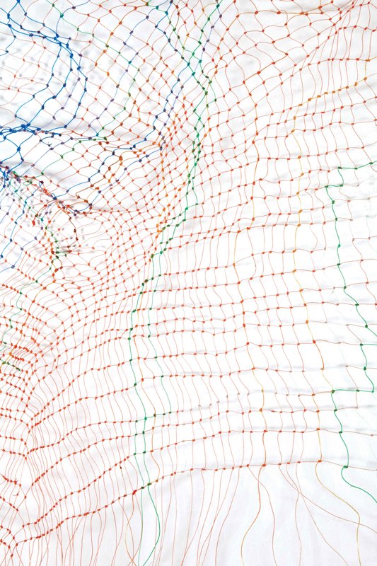 Bärbel Praun - Ghost Net (Dolly), detail - 2025